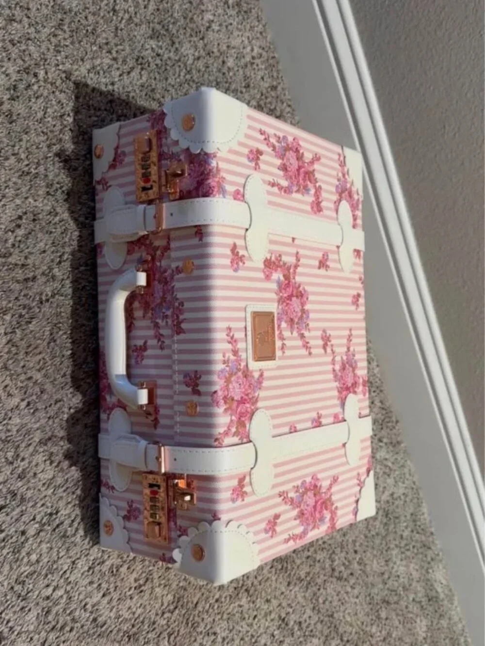 Floral Keepsake Trunk Box - Baby or Wedding